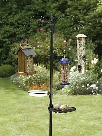Details about   92in Bird Feeder Deck Pole Wild Bath Squirrel Proof Seed Station Hanging Garden 