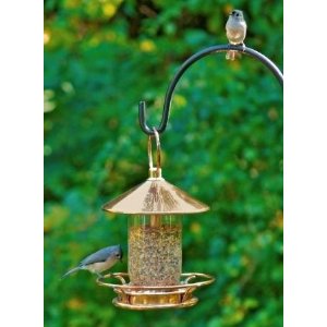copper bird feeder